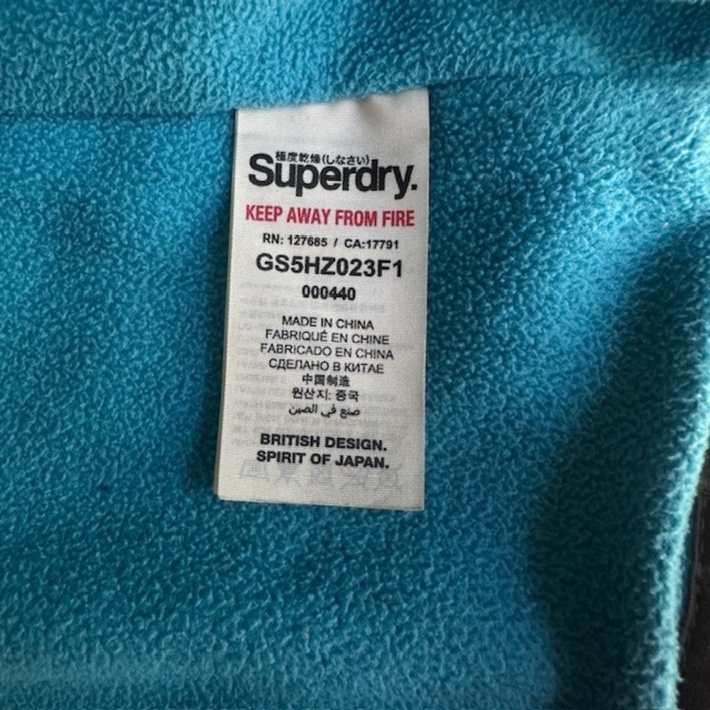 Superdry Windcheater Hooded Jacket Full Zip Outdoor Coat Olive Green M - Picture 5 of 8